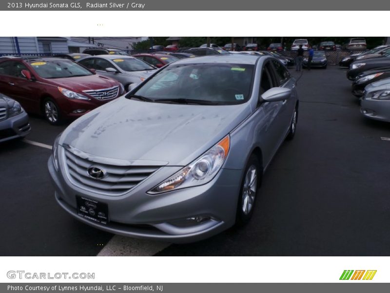 Radiant Silver / Gray 2013 Hyundai Sonata GLS