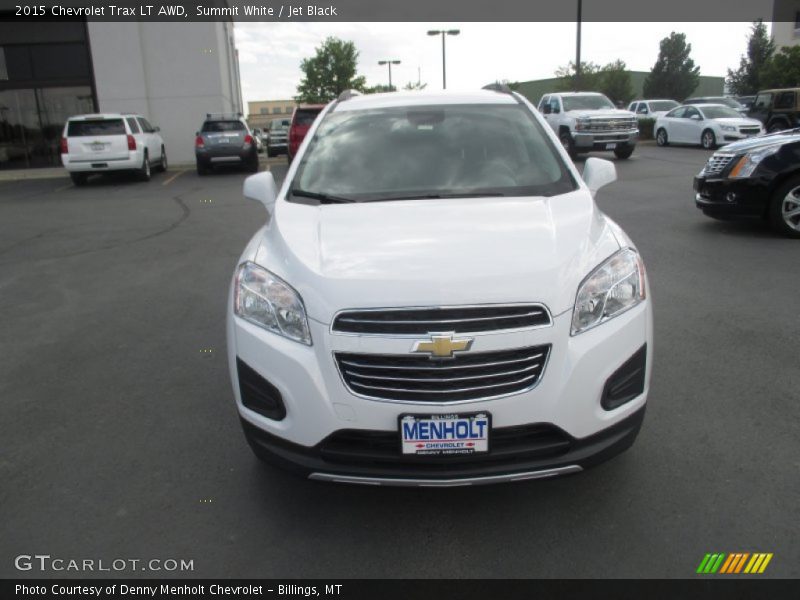 Summit White / Jet Black 2015 Chevrolet Trax LT AWD