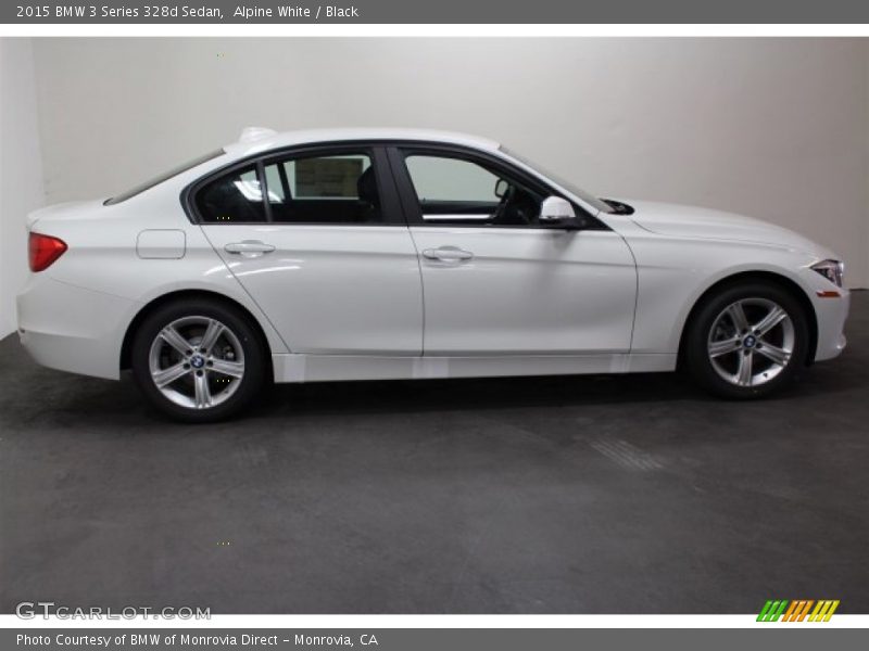 Alpine White / Black 2015 BMW 3 Series 328d Sedan