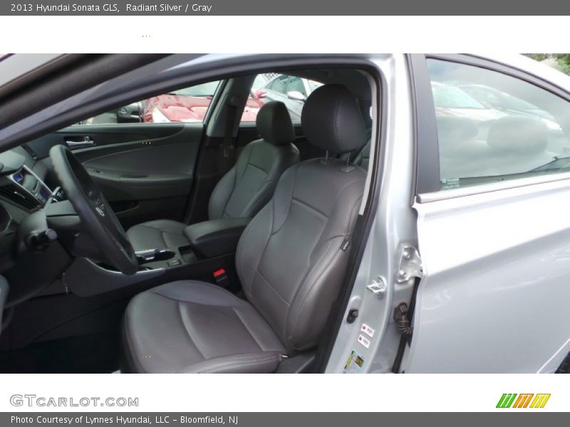 Radiant Silver / Gray 2013 Hyundai Sonata GLS