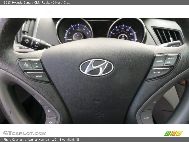 Radiant Silver / Gray 2013 Hyundai Sonata GLS