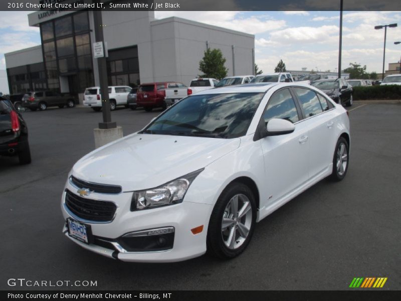 Summit White / Jet Black 2016 Chevrolet Cruze Limited LT
