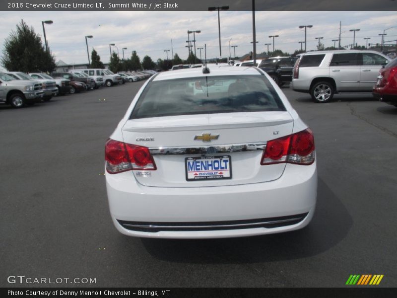 Summit White / Jet Black 2016 Chevrolet Cruze Limited LT