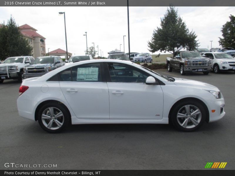 Summit White / Jet Black 2016 Chevrolet Cruze Limited LT