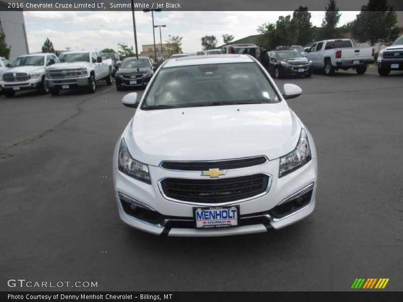 Summit White / Jet Black 2016 Chevrolet Cruze Limited LT