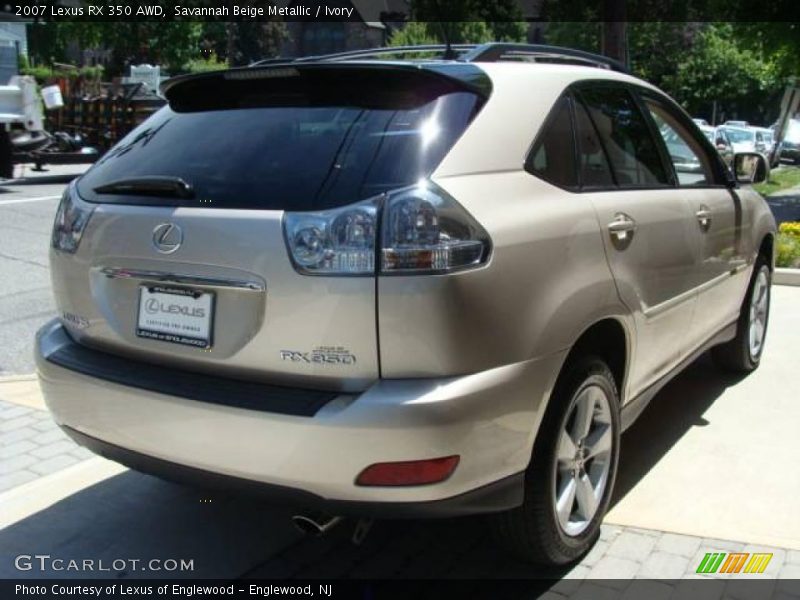 Savannah Beige Metallic / Ivory 2007 Lexus RX 350 AWD