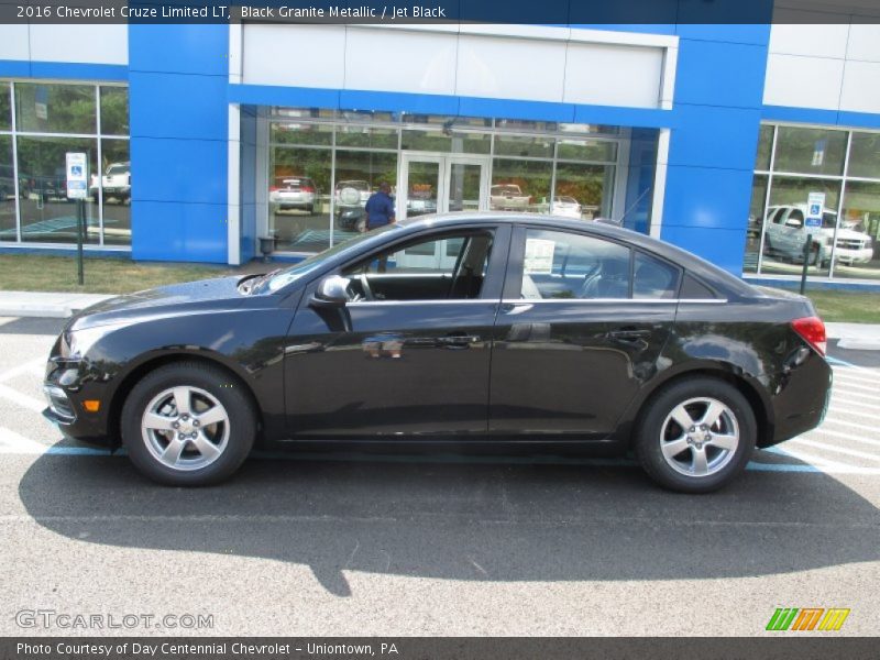 Black Granite Metallic / Jet Black 2016 Chevrolet Cruze Limited LT