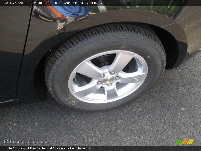 Black Granite Metallic / Jet Black 2016 Chevrolet Cruze Limited LT