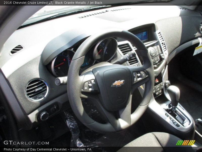Black Granite Metallic / Jet Black 2016 Chevrolet Cruze Limited LT