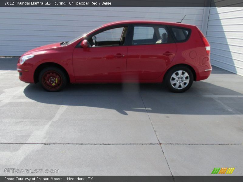 Chilipepper Red / Beige 2012 Hyundai Elantra GLS Touring