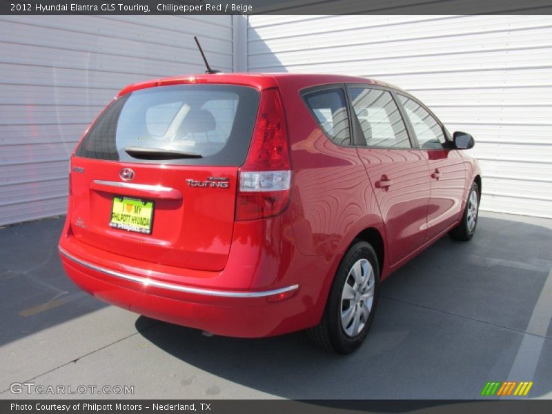 Chilipepper Red / Beige 2012 Hyundai Elantra GLS Touring