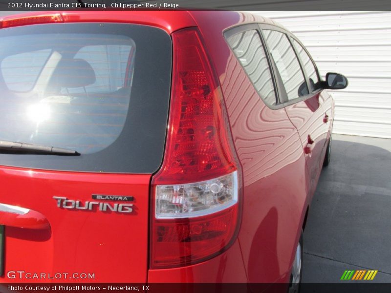 Chilipepper Red / Beige 2012 Hyundai Elantra GLS Touring