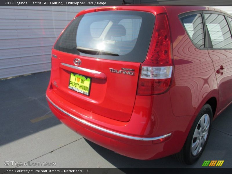 Chilipepper Red / Beige 2012 Hyundai Elantra GLS Touring