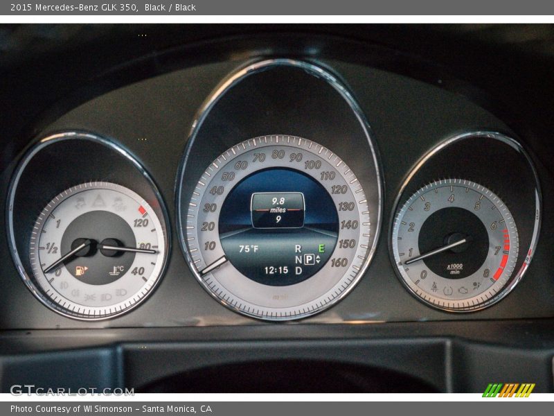 Black / Black 2015 Mercedes-Benz GLK 350