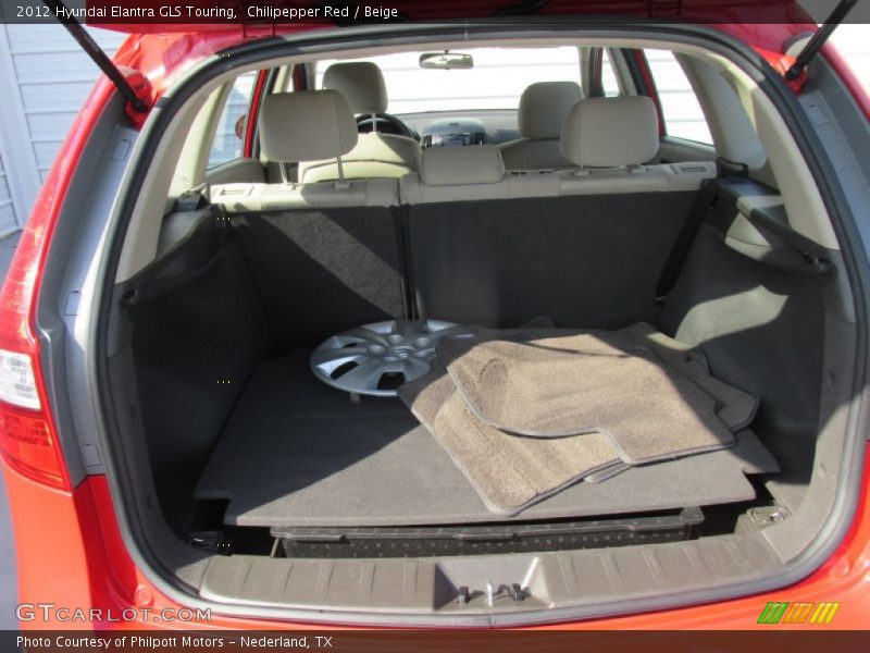 Chilipepper Red / Beige 2012 Hyundai Elantra GLS Touring