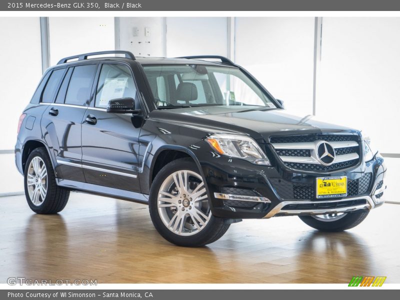 Black / Black 2015 Mercedes-Benz GLK 350