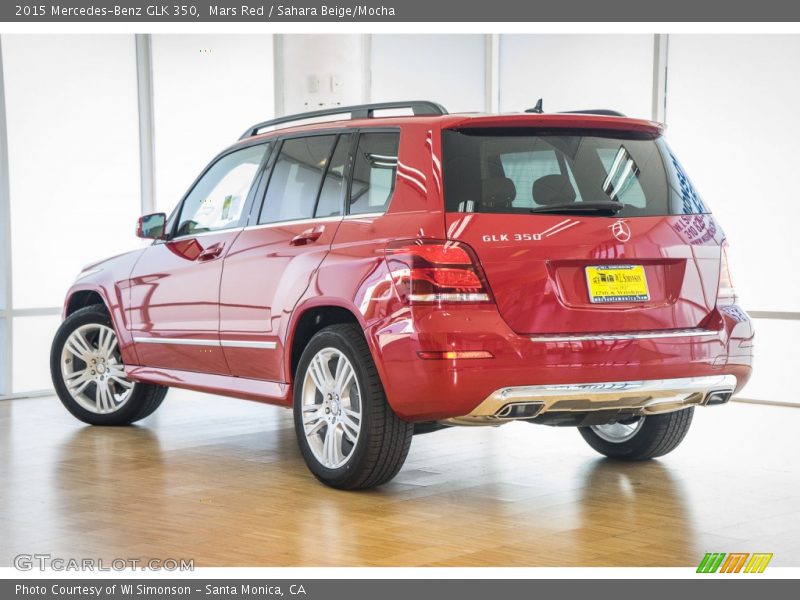 Mars Red / Sahara Beige/Mocha 2015 Mercedes-Benz GLK 350