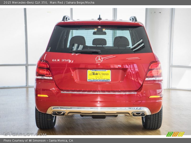 Mars Red / Sahara Beige/Mocha 2015 Mercedes-Benz GLK 350