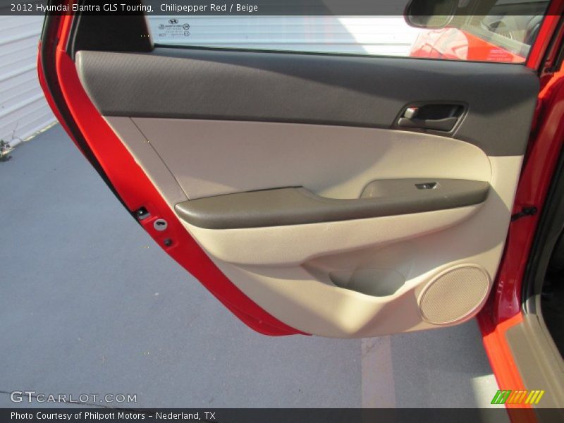 Chilipepper Red / Beige 2012 Hyundai Elantra GLS Touring