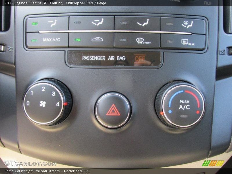 Chilipepper Red / Beige 2012 Hyundai Elantra GLS Touring
