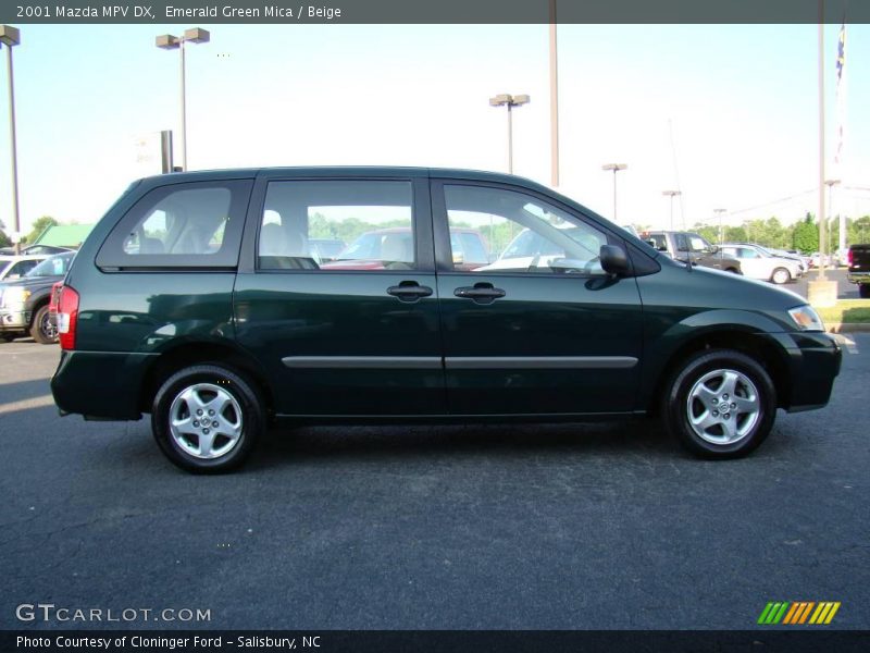 Emerald Green Mica / Beige 2001 Mazda MPV DX