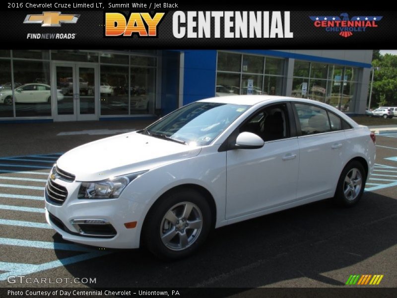 Summit White / Jet Black 2016 Chevrolet Cruze Limited LT