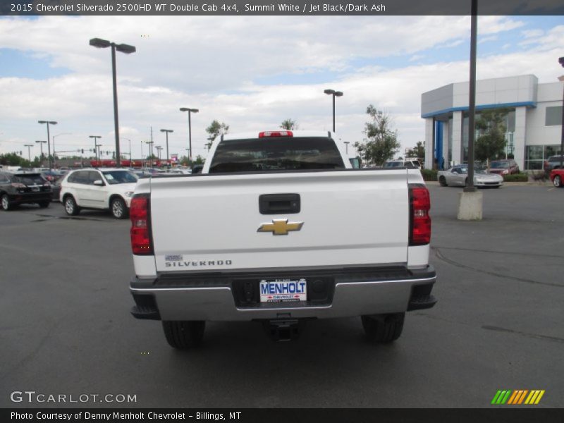 Summit White / Jet Black/Dark Ash 2015 Chevrolet Silverado 2500HD WT Double Cab 4x4