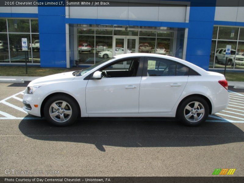 Summit White / Jet Black 2016 Chevrolet Cruze Limited LT