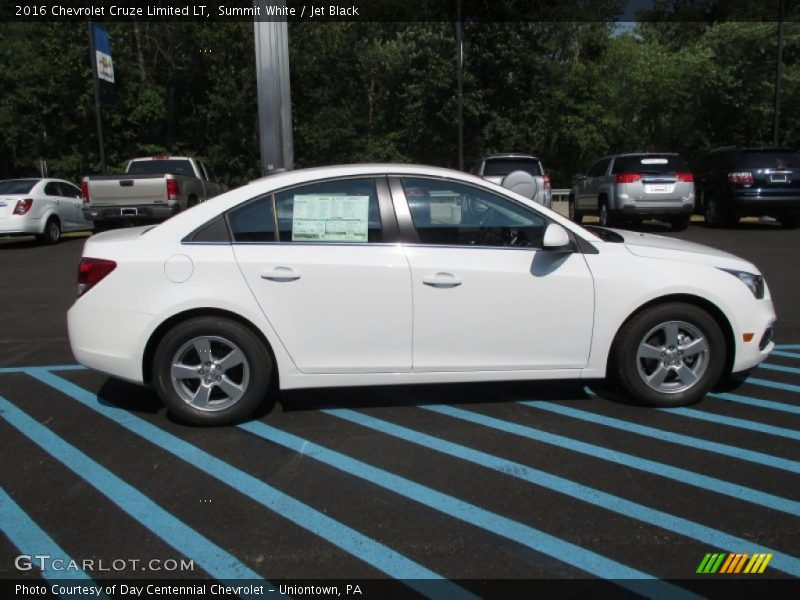 Summit White / Jet Black 2016 Chevrolet Cruze Limited LT