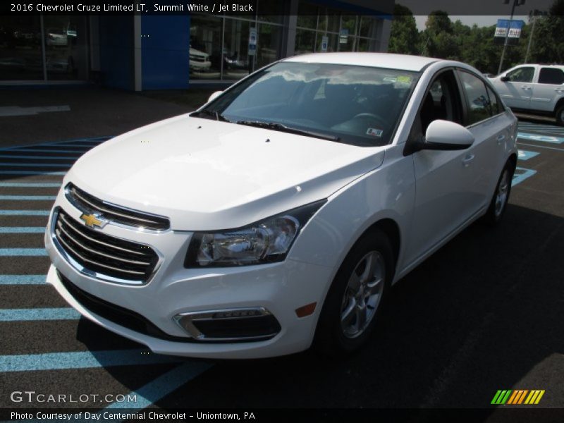 Summit White / Jet Black 2016 Chevrolet Cruze Limited LT