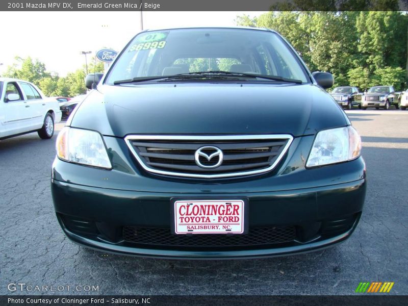 Emerald Green Mica / Beige 2001 Mazda MPV DX