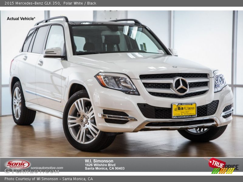 Polar White / Black 2015 Mercedes-Benz GLK 350