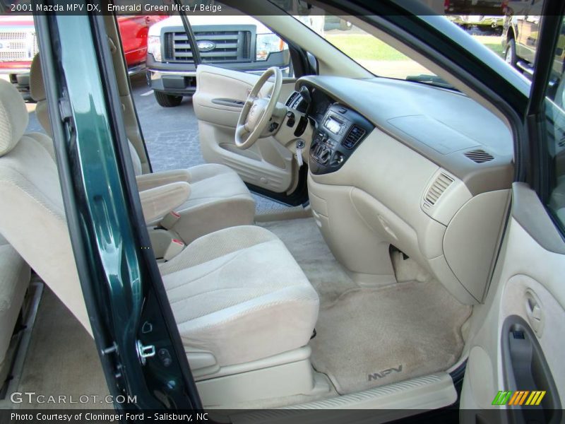 Emerald Green Mica / Beige 2001 Mazda MPV DX