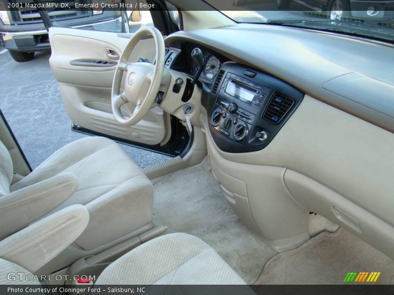 Emerald Green Mica / Beige 2001 Mazda MPV DX