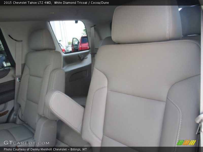 White Diamond Tricoat / Cocoa/Dune 2015 Chevrolet Tahoe LTZ 4WD