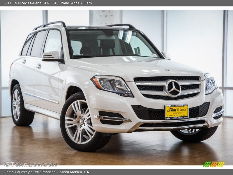 Polar White / Black 2015 Mercedes-Benz GLK 350