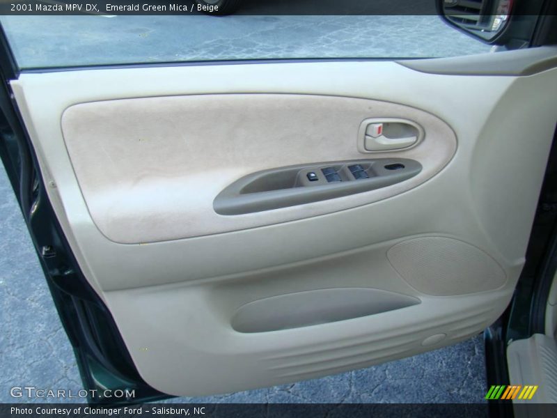 Emerald Green Mica / Beige 2001 Mazda MPV DX