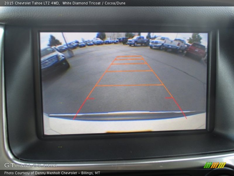 White Diamond Tricoat / Cocoa/Dune 2015 Chevrolet Tahoe LTZ 4WD