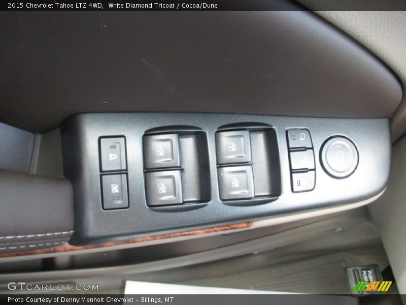 White Diamond Tricoat / Cocoa/Dune 2015 Chevrolet Tahoe LTZ 4WD