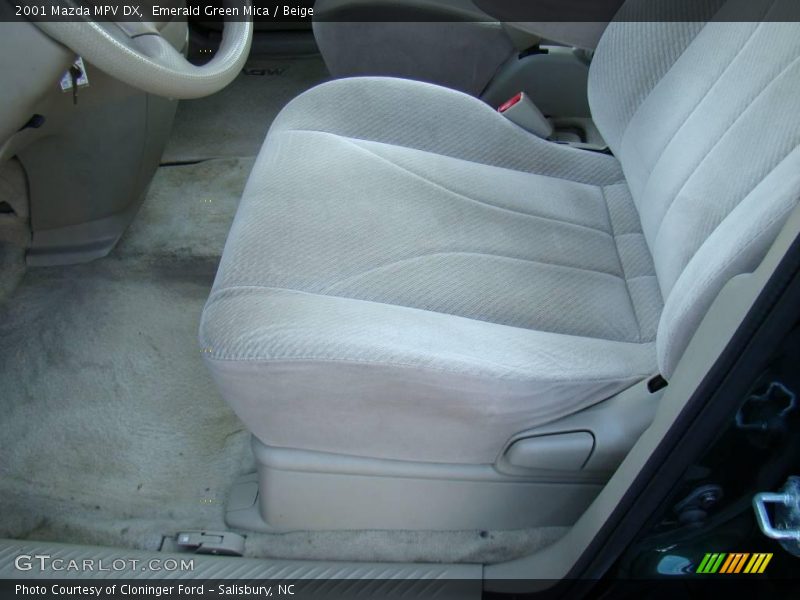 Emerald Green Mica / Beige 2001 Mazda MPV DX