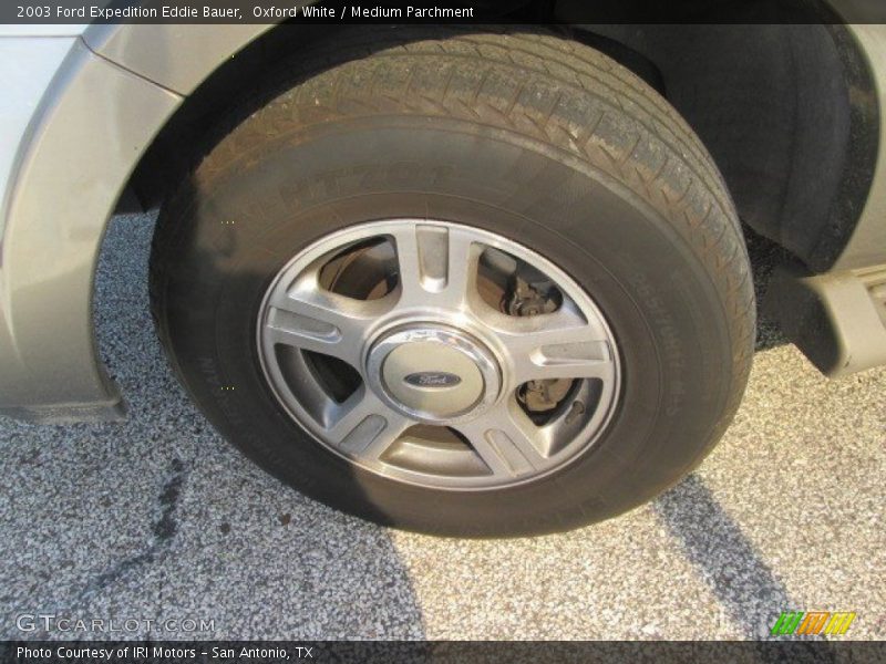 Oxford White / Medium Parchment 2003 Ford Expedition Eddie Bauer