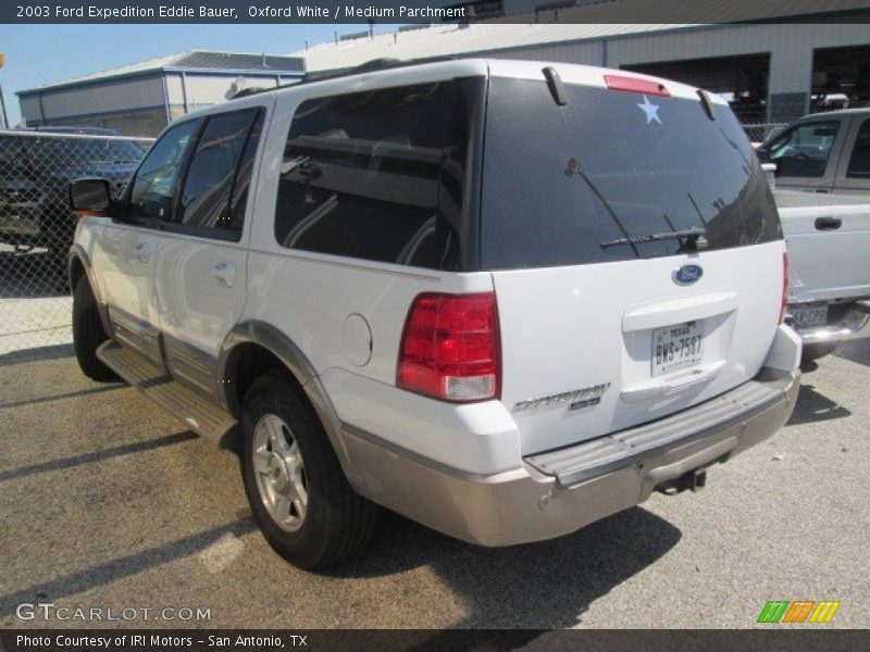 Oxford White / Medium Parchment 2003 Ford Expedition Eddie Bauer