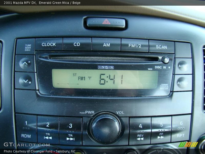 Emerald Green Mica / Beige 2001 Mazda MPV DX