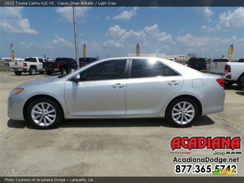 Classic Silver Metallic / Light Gray 2012 Toyota Camry XLE V6