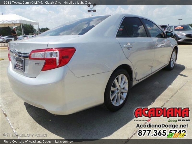 Classic Silver Metallic / Light Gray 2012 Toyota Camry XLE V6