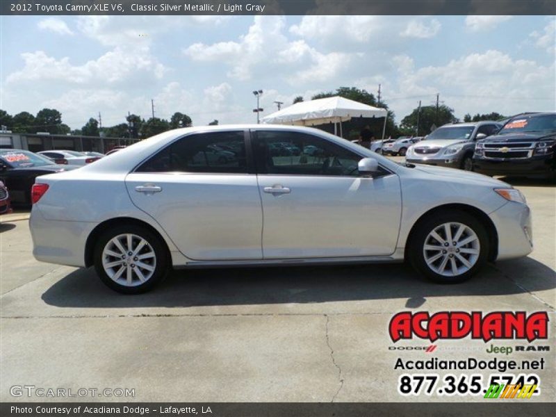 Classic Silver Metallic / Light Gray 2012 Toyota Camry XLE V6
