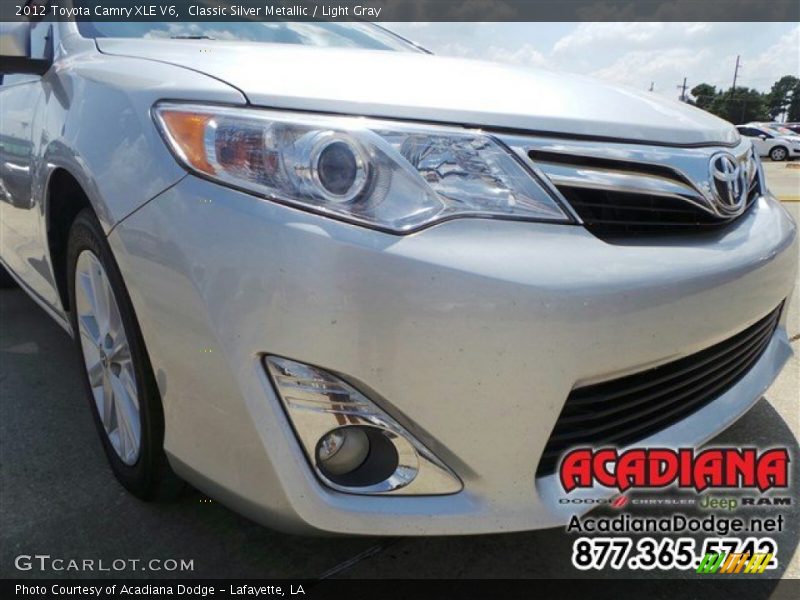 Classic Silver Metallic / Light Gray 2012 Toyota Camry XLE V6