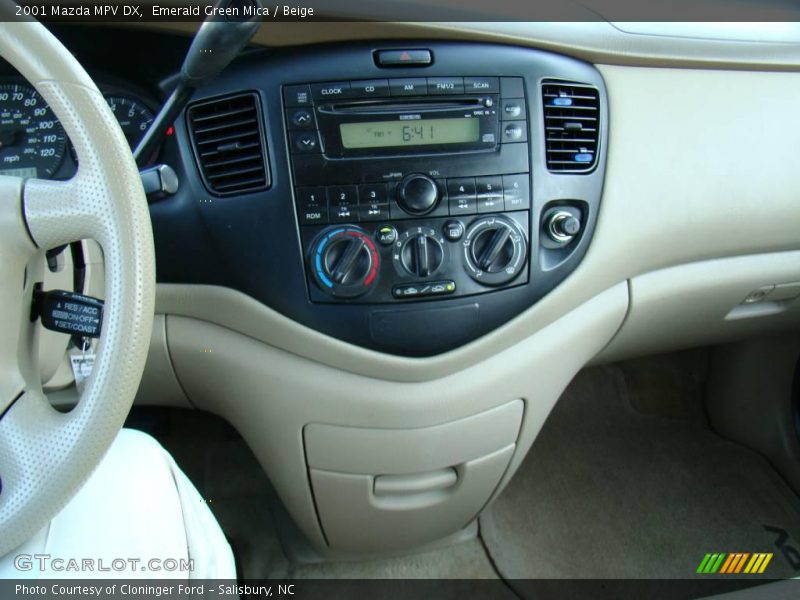 Emerald Green Mica / Beige 2001 Mazda MPV DX