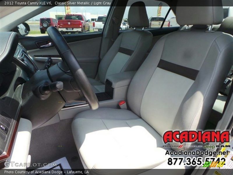 Classic Silver Metallic / Light Gray 2012 Toyota Camry XLE V6