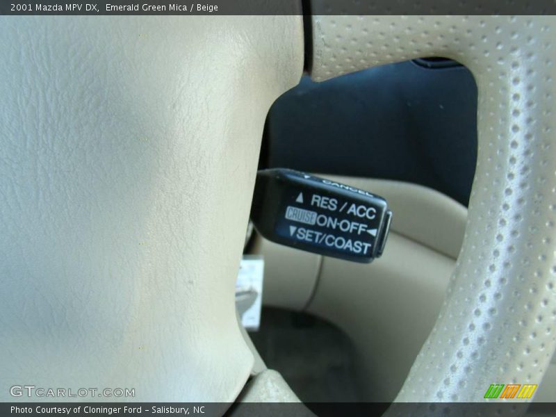 Emerald Green Mica / Beige 2001 Mazda MPV DX